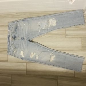 Tellis distressed 29" inseam, raw hem